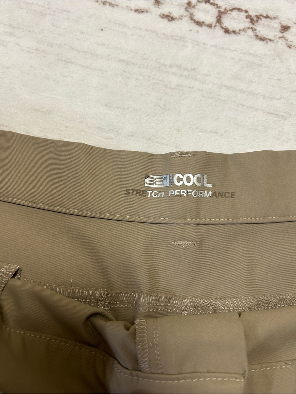 32 Degrees Cool Stretch Performance Golf Shorts Khaki Men’s 36 - Picture 4 of 6